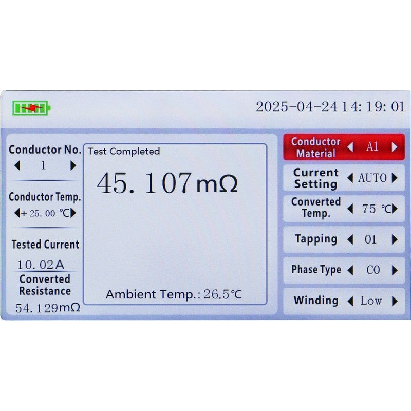 UT625B 200A Digital Low Resistance Ohmmeter