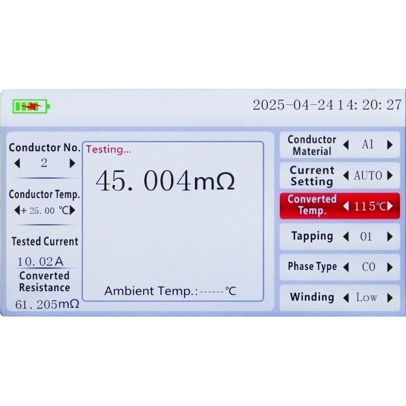 UT625B 200A Digital Low Resistance Ohmmeter