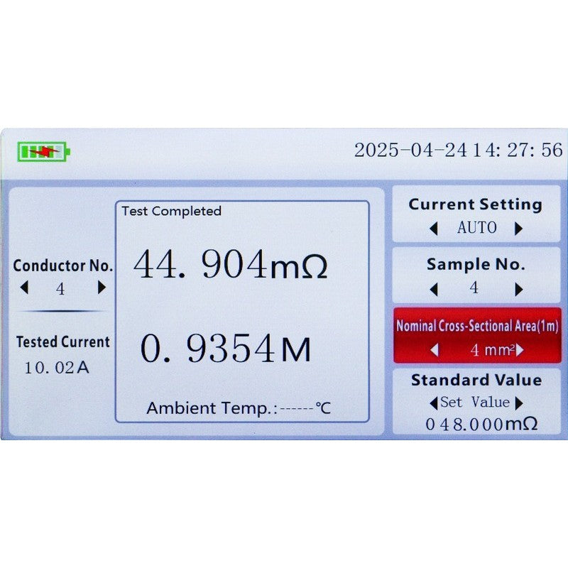 UT625B 200A Digital Low Resistance Ohmmeter