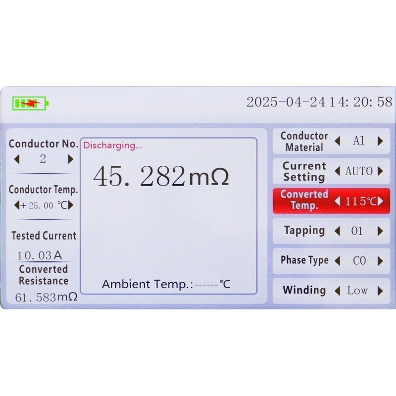 UT625B 200A Digital Low Resistance Ohmmeter