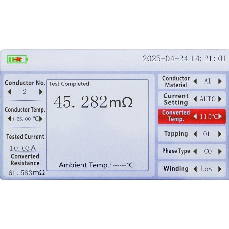UT625B 200A Digital Low Resistance Ohmmeter