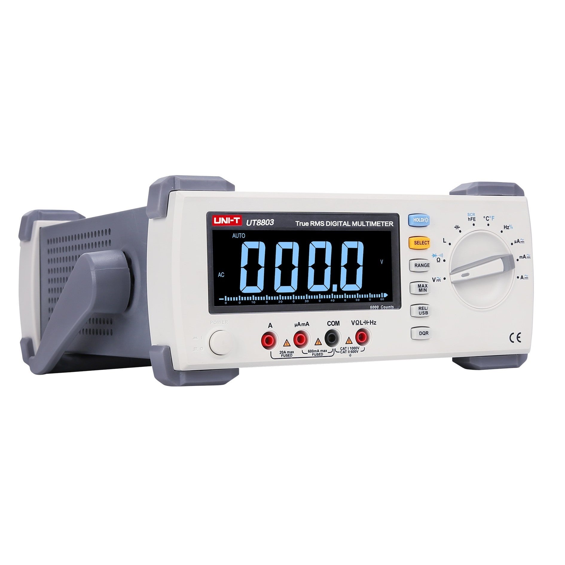 Uni-T UT8803E 3.8 Digit Classic-Series Bench Digital Multimeter Isometric Image