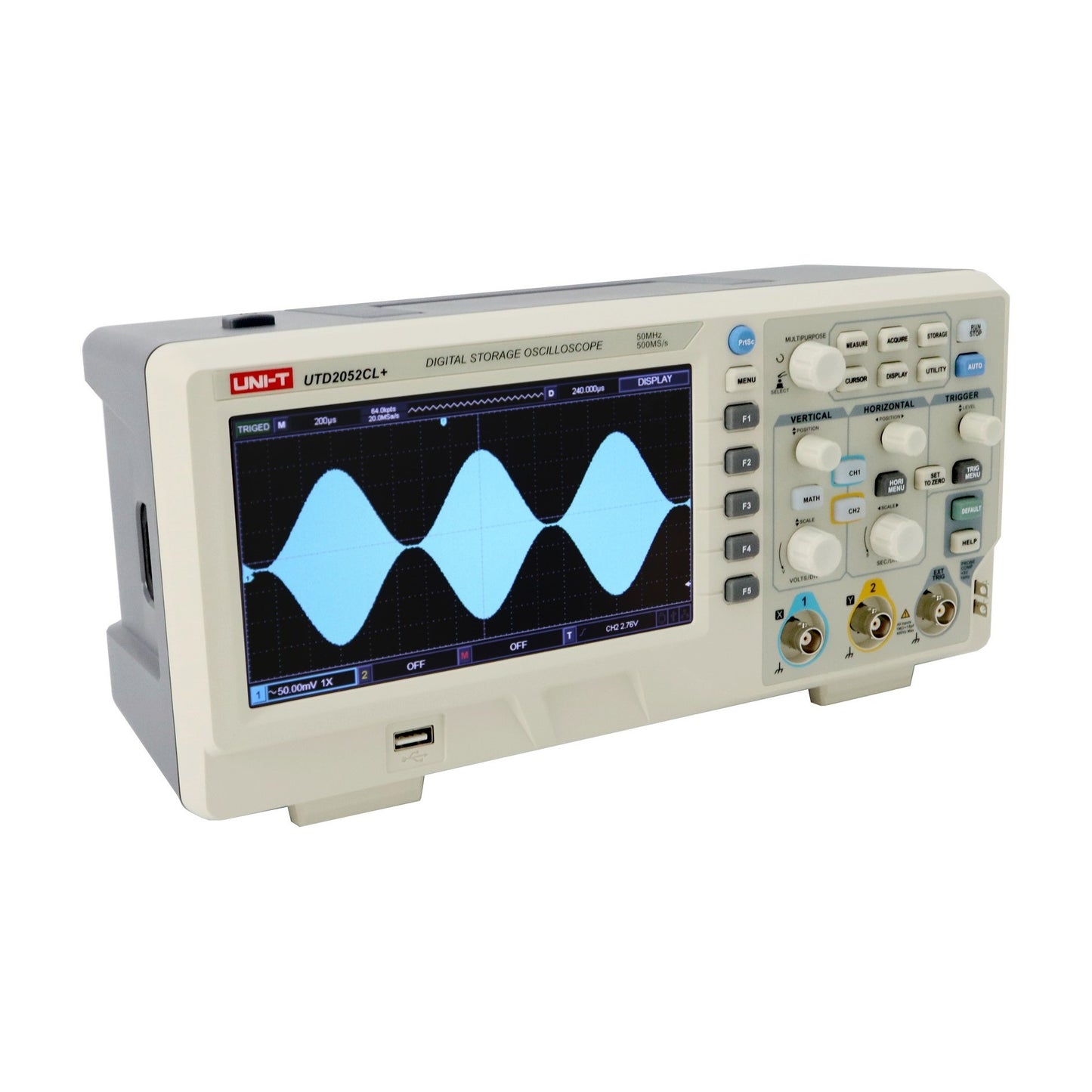 UTD2052CL+ | 50 MHz 2Ch Digital Storage Oscilloscope