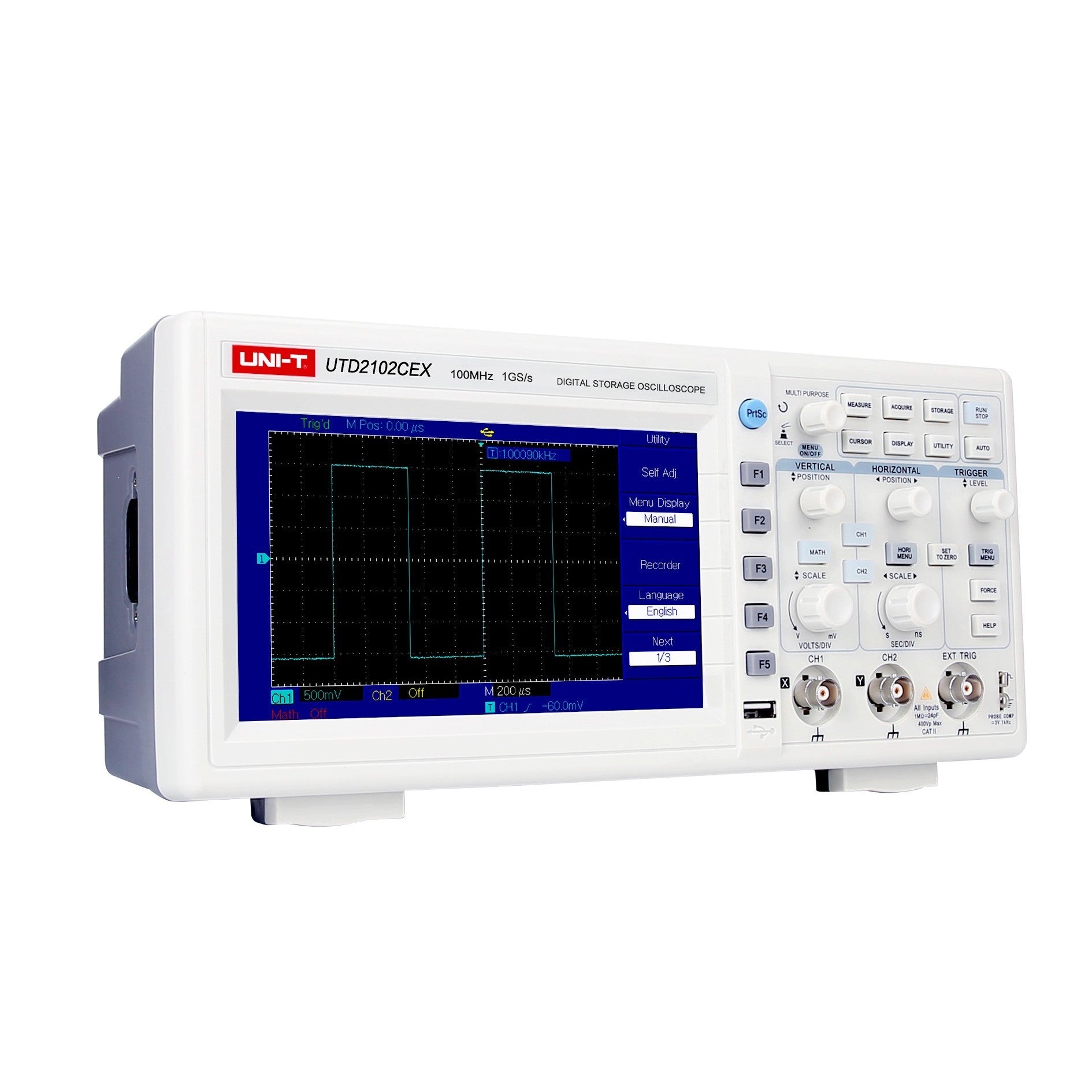 UTD2102CEX+ 100MHz 2Ch DSO