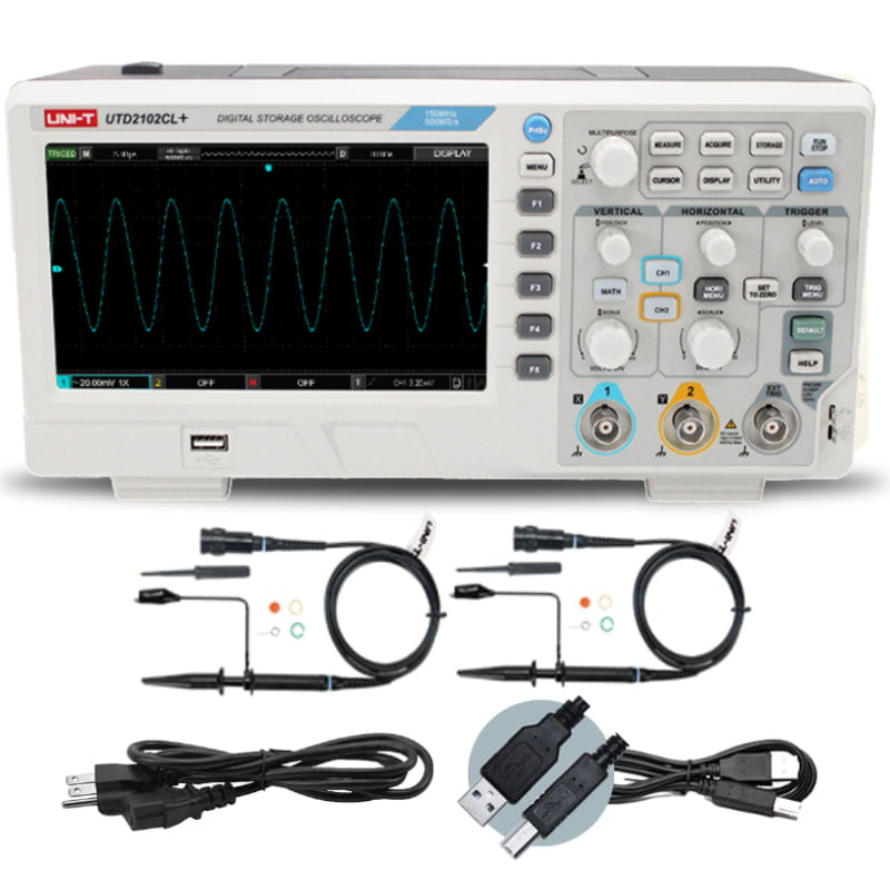 UTD2052CEX+ 50MHz 2Ch Digital Storage Oscilloscope – Uni-Trend US