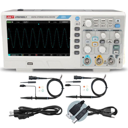 Uni-T UTD2102CL+ 100MHz 2CH DSO Back Image