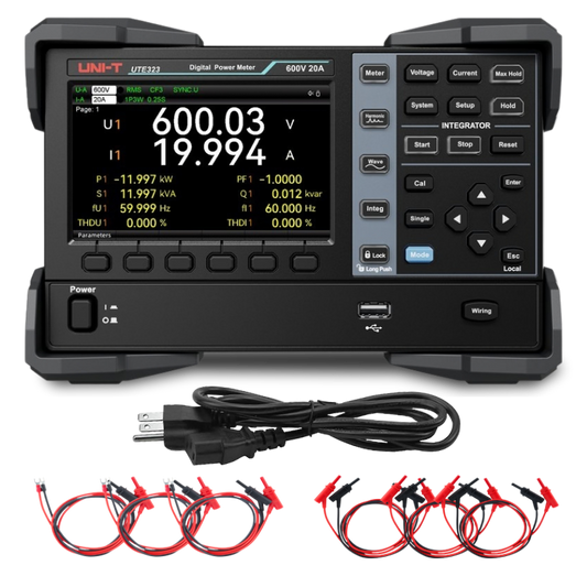 UTE323 3-Ch High-Precision Digital Power Meter