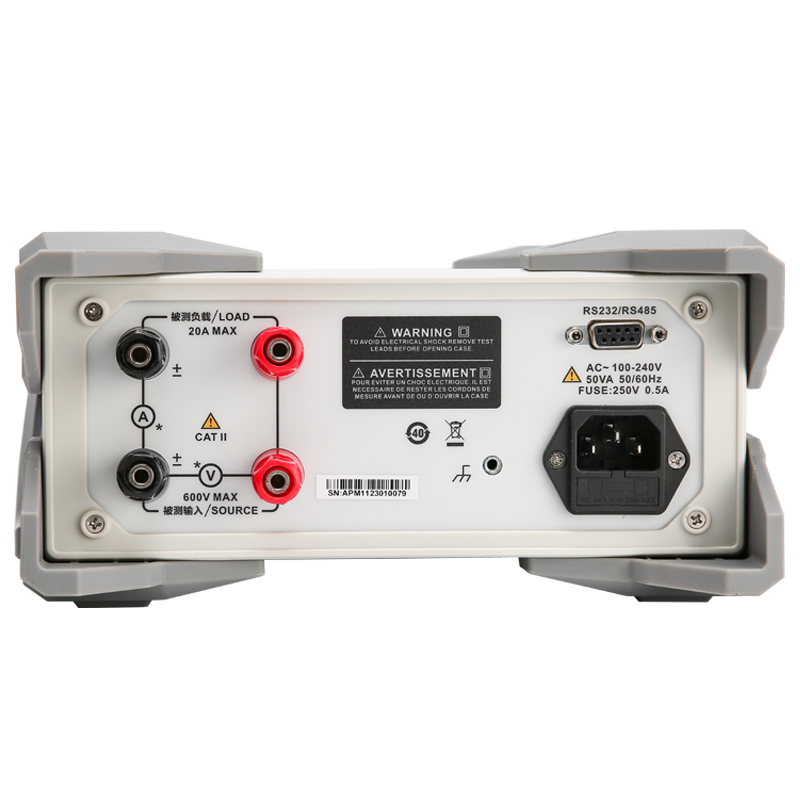 UTE9802+ Power Meter – 600V/20A, True RMS, AC/DC/AC+DC Measurement