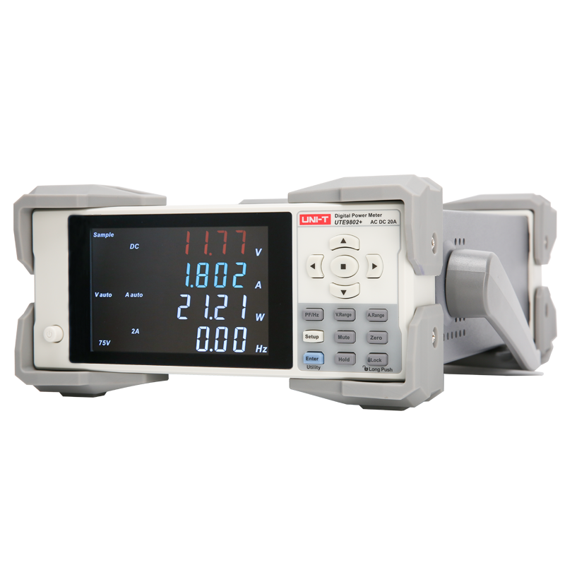 UTE9802+ Power Meter – 600V/20A True RMS AC/DC/AC+DC Measurement