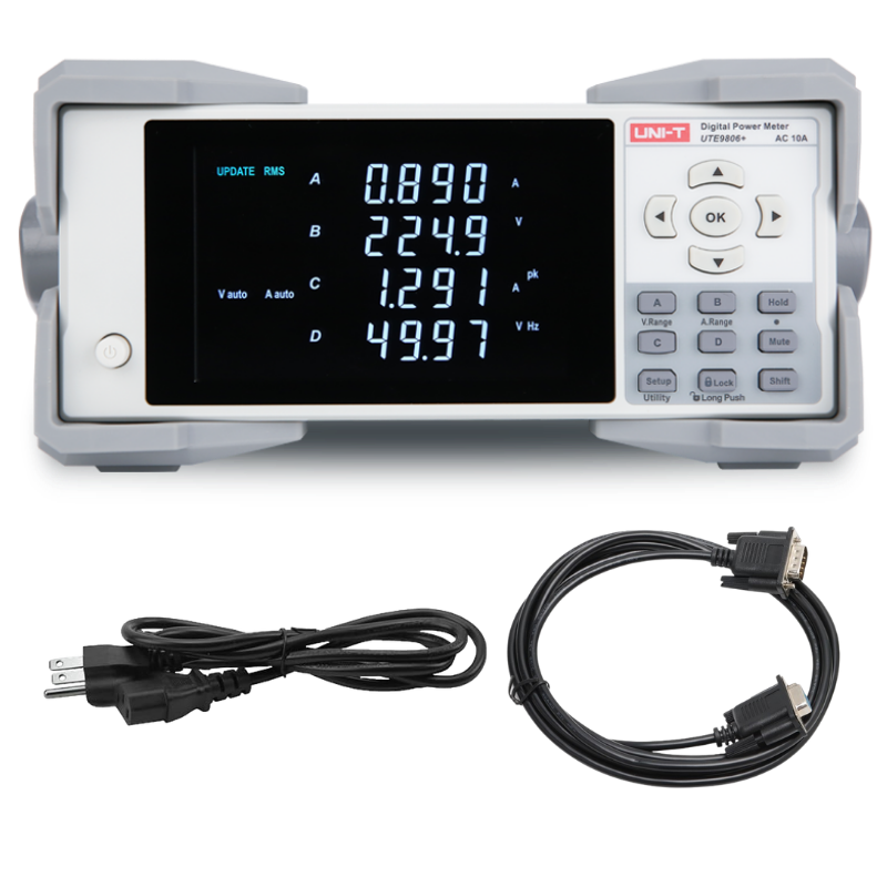UTE9806+ 600V/10A AC Digital Power Meter