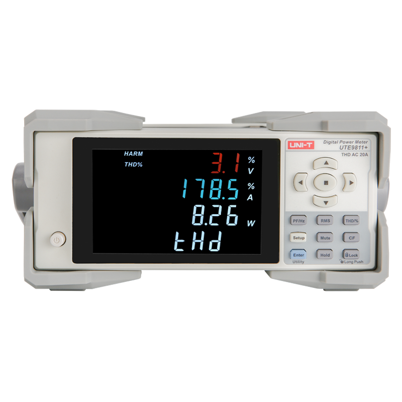 UTE9811+ Power Meter – 600V/20A Harmonic Analysis up to 50th Order