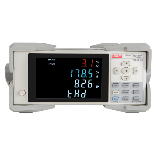 UTE9811+ Power Meter – 600V/20A Harmonic Analysis up to 50th Order