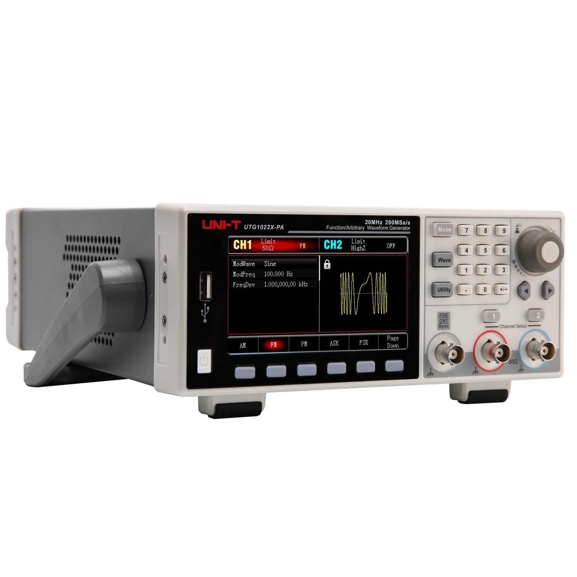 UTG1022X-PA 20MHz 2Ch AWG with 4W Power Amplifier | UNI-T – Uni