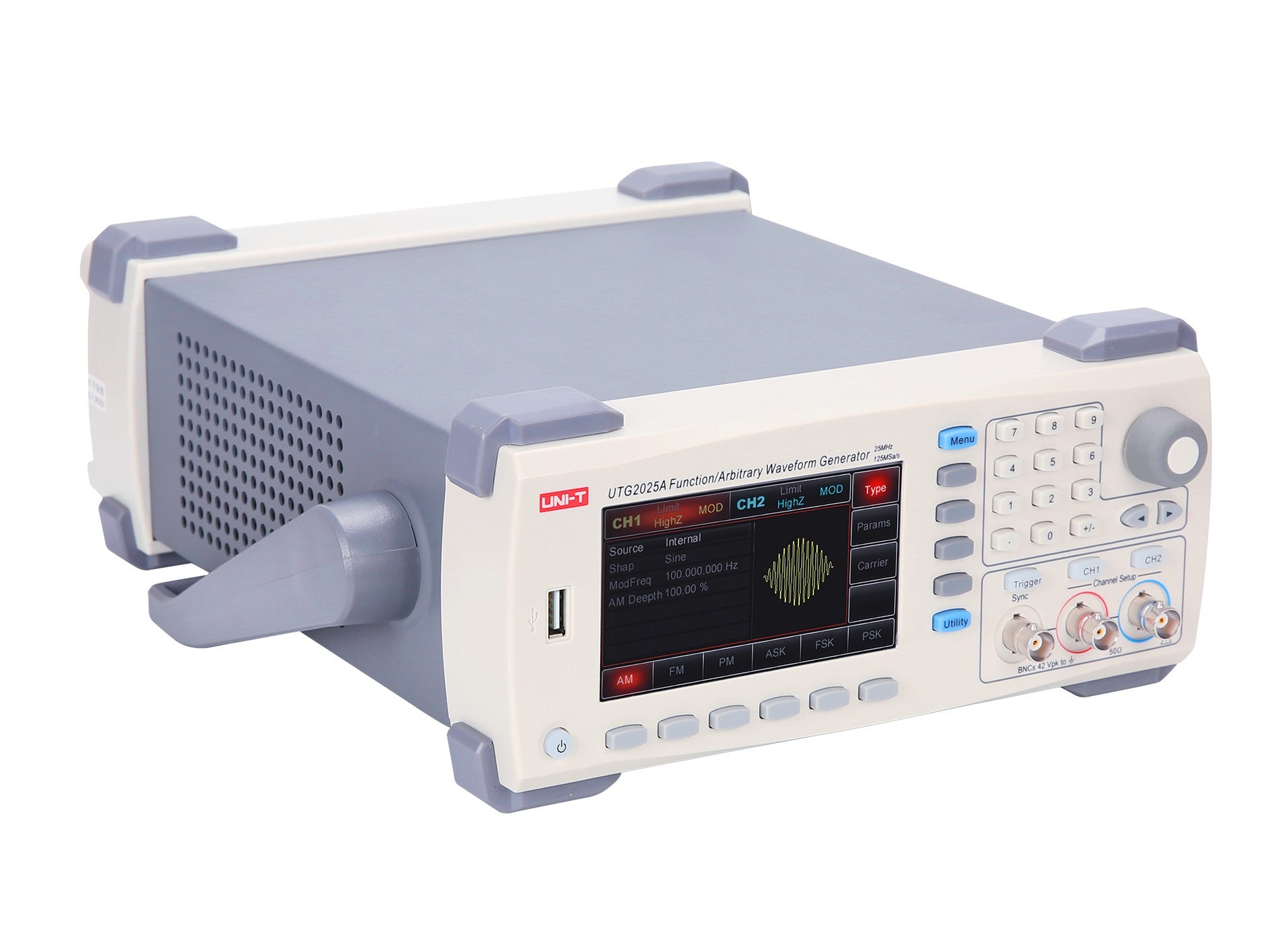UTG2025A 25MHz 2Ch Signature-Series Arbitrary Waveform UTG2025A 25MHz 2Ch Signature-Series Arbitrary Waveform