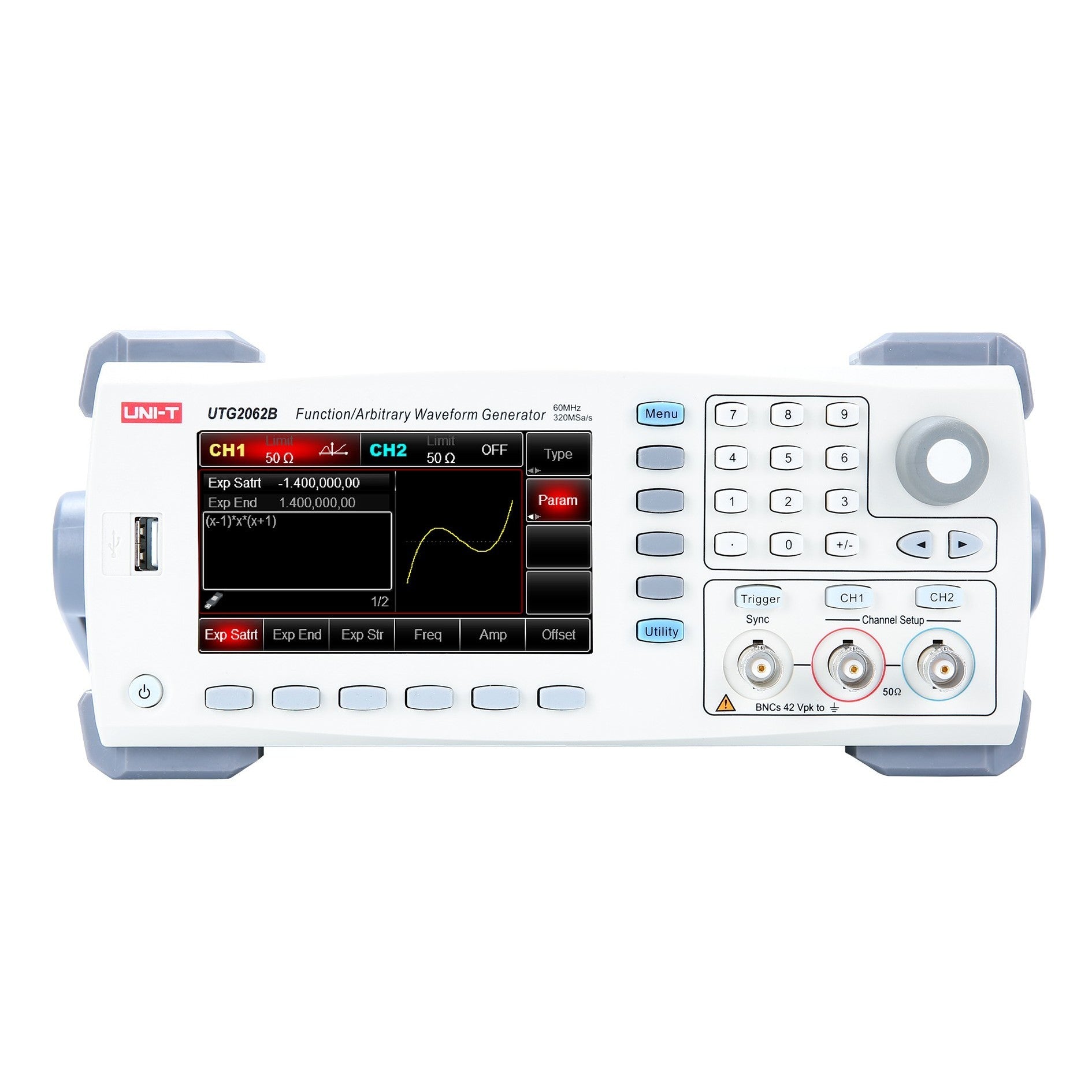 UTG2062B 60MHz 2Ch Advanced-Series Arbitrary Waveform Generator