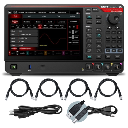 UTG9504T+ 500 MHz 4Ch Elite-Series Arbitrary Waveform Generator