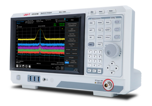 Uni-T UTS1015B 1.5GHz Advanced-Series Spectrum Analyzer Isometric Image