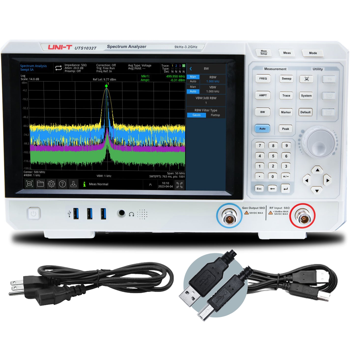 UTS1032T 3.2 GHz Spectrum Analyzer with Tracking Generator