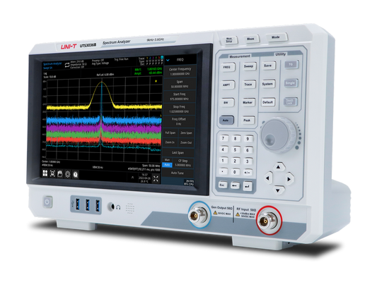 Uni-T UTS3084T 8.4GHZ Performance-Series Spectrum Analyzer with Tracking Generator Isometric Image