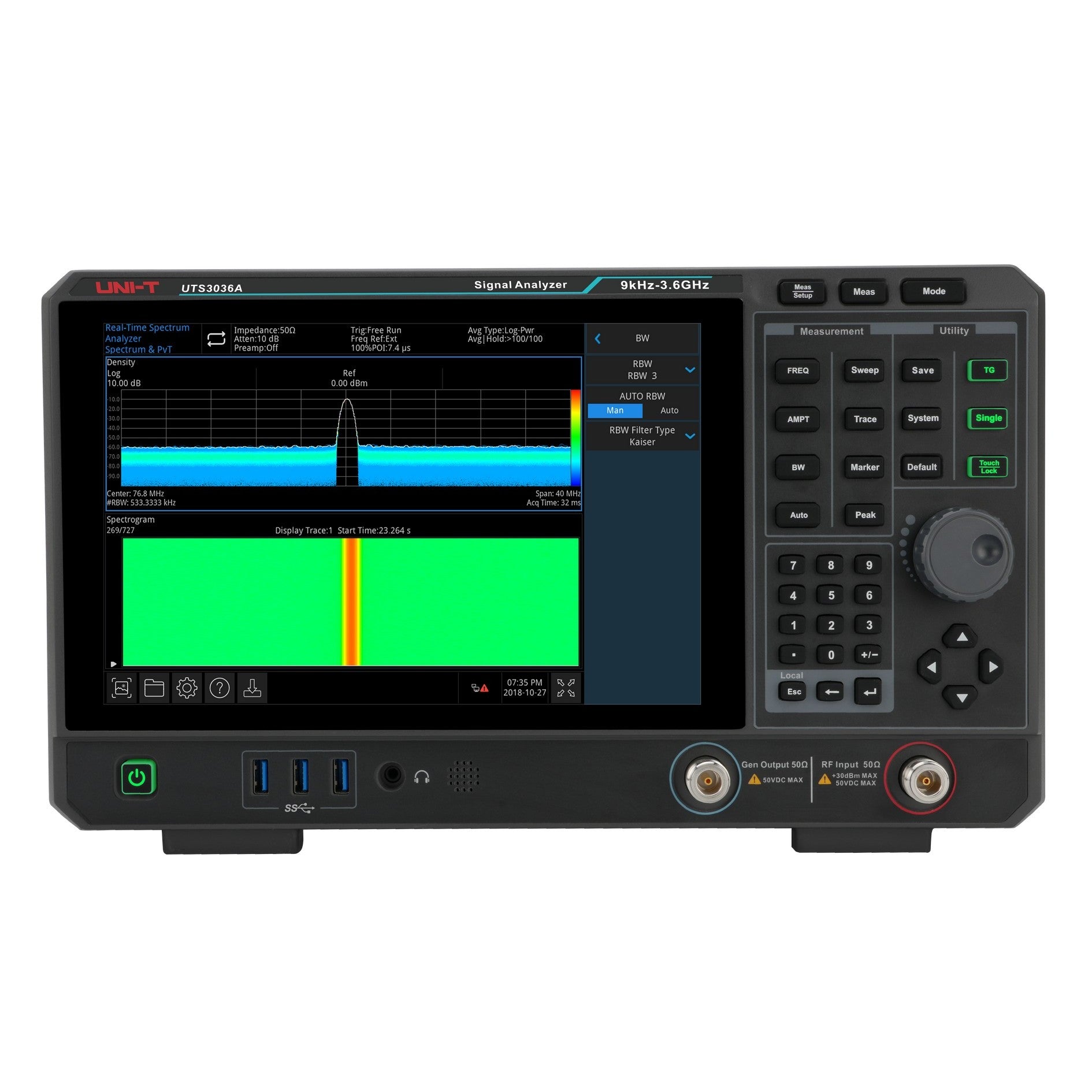 UTS3036A 3.6GHz Performance-Series Signal Analyzer