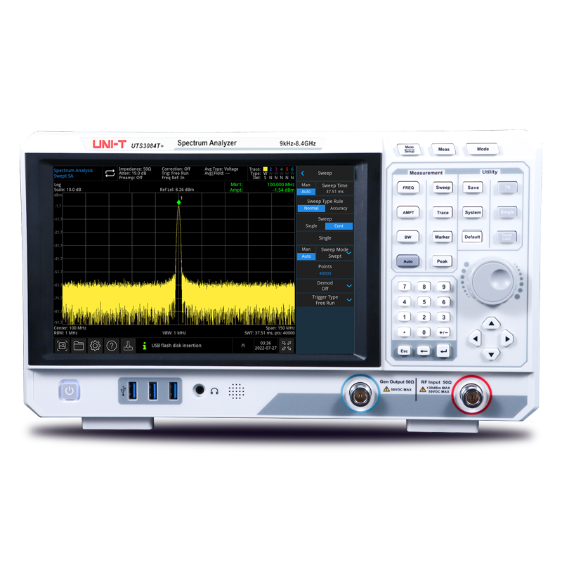UTS3036T+ 3.6GHz Performance-Series Spectrum Analyzer with Tracking Generator