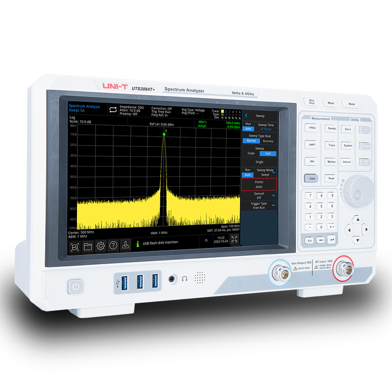 UTS3036T+ 3.6GHz Performance-Series Spectrum Analyzer with Tracking Generator