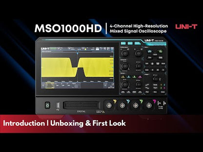 MSO1254HD | 250 MHz 4Ch 12-Bit Mixed Signal Oscilloscope