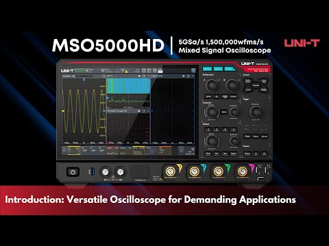 MSO5034HD 350 MHz 4Ch 12-Bit MSO | UNI-T – Uni-Trend US