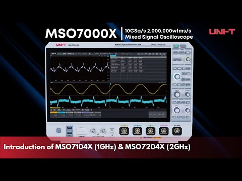 MSO7204X 2 GHz 4Ch 9-in-1 Oscilloscope | UNI-T – Uni-Trend US
